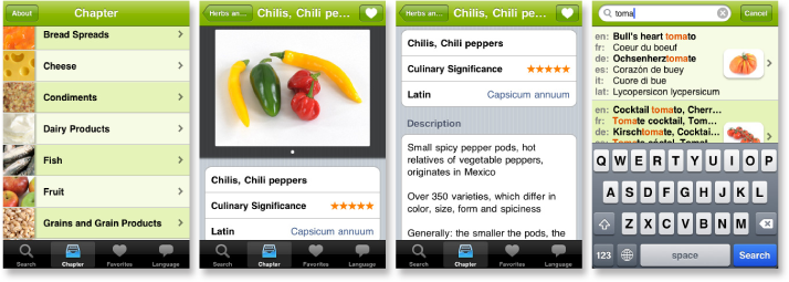 Food Guide Screenshots Screenshots